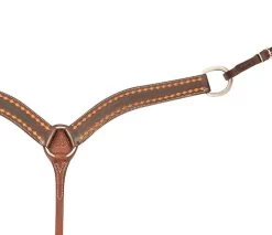 Martin Saddlery Diamond Tooled 2 Inch Contoured Breast Collar