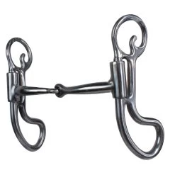 Professionals Choice Smooth Snaffle Teardrop Shank Pony Bit