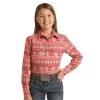 Rock & Roll Denim N Girls Red Print Top -HORSE TACK Store 165105 default l
