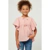 Hayden Girl's Mauve Flutter Sleeve Top -HORSE TACK Store 165129 default l