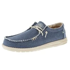 Heydude Men's Hey Dude Wally Braided Blue Night Casual Shoe