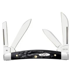 Case Jigged Rough Black Synthetic - Small Congress