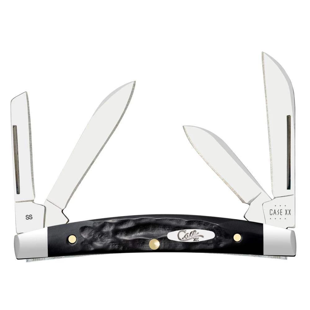 Case Jigged Rough Black Synthetic - Small Congress 3 Case Jigged Rough Black Synthetic - Small Congress