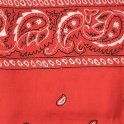 Wyoming Traders Bandana Silk Wild Rag Scarf - Red