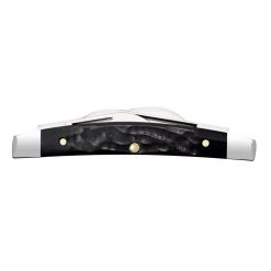 Case Jigged Rough Black Synthetic - Small Congress 8 Case Jigged Rough Black Synthetic - Small Congress -HORSE TACK Store 18238 C SP Knife 084 6468 SS SmallCongress PT02