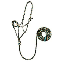 Weaver Leather Braided Rope Halter With Lead -HORSE TACK Store 188307 728040