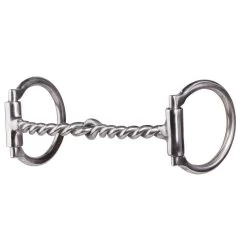 Professionals Choice Pro Twisted Wire D-Ring Snaffle Bit