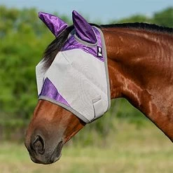 Cashel Company Patterned Warmblood Crusader Fly Mask With Ears -HORSE TACK Store 207171 631799