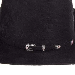 American Hats 20X Grizzly Black 4 1/4in. Brim Felt Cowboy Hat -HORSE TACK Store 20XGBLKS42 22