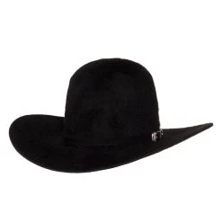 American Hats 20X Grizzly Black 4 1/4in. Brim Felt Cowboy Hat -HORSE TACK Store 20XGBLKS42 open