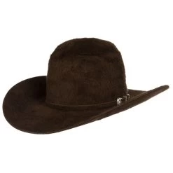 American Hats 20X Chocolate Grizzly Felt Hat 4 1/4in. Brim Felt Cowboy Hat 9 American Hats 20X Chocolate Grizzly Felt Hat 4 1/4in. Brim Felt Cowboy Hat -HORSE TACK Store 20XGCHOCS42 1