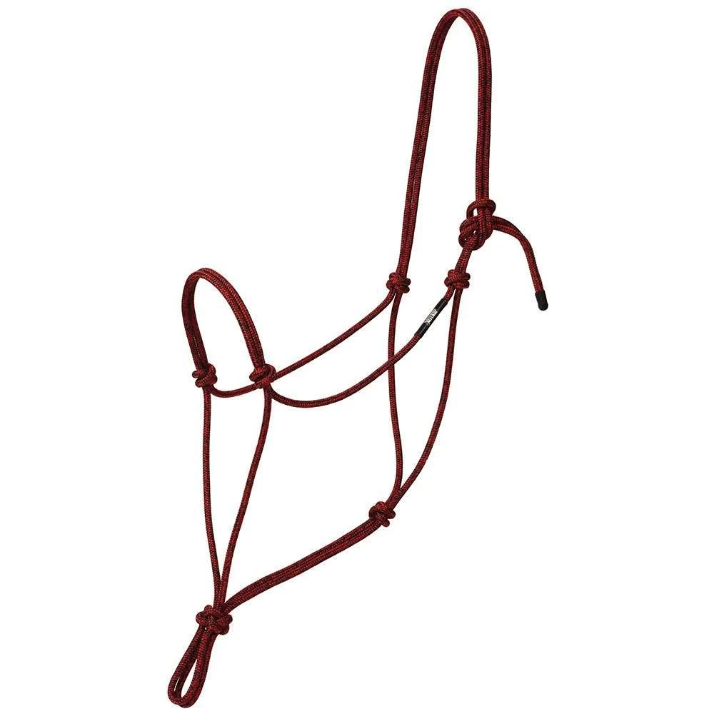 Weaver Leather Large Horse Silvertip Big Sky Rope Halter 4 Weaver Leather Large Horse Silvertip Big Sky Rope Halter - Image 2