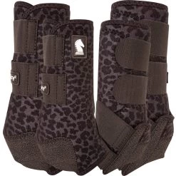Classic Legacy2 4 Pack Black Leopard Splint Boots 11 Classic Legacy2 4 Pack Black Leopard Splint Boots -HORSE TACK Store 226782 720563