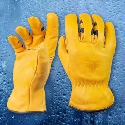 Bear Knuckles Water Resistant Cowhide Driver Gloves