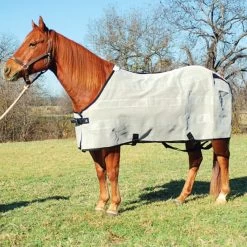 Classic Equine Equipment Grey MagNTX Magnetic Horse Sheet
