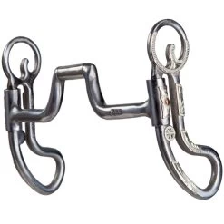 Cowpuncher Loose Cheek Square Hinge Port Horse Bit