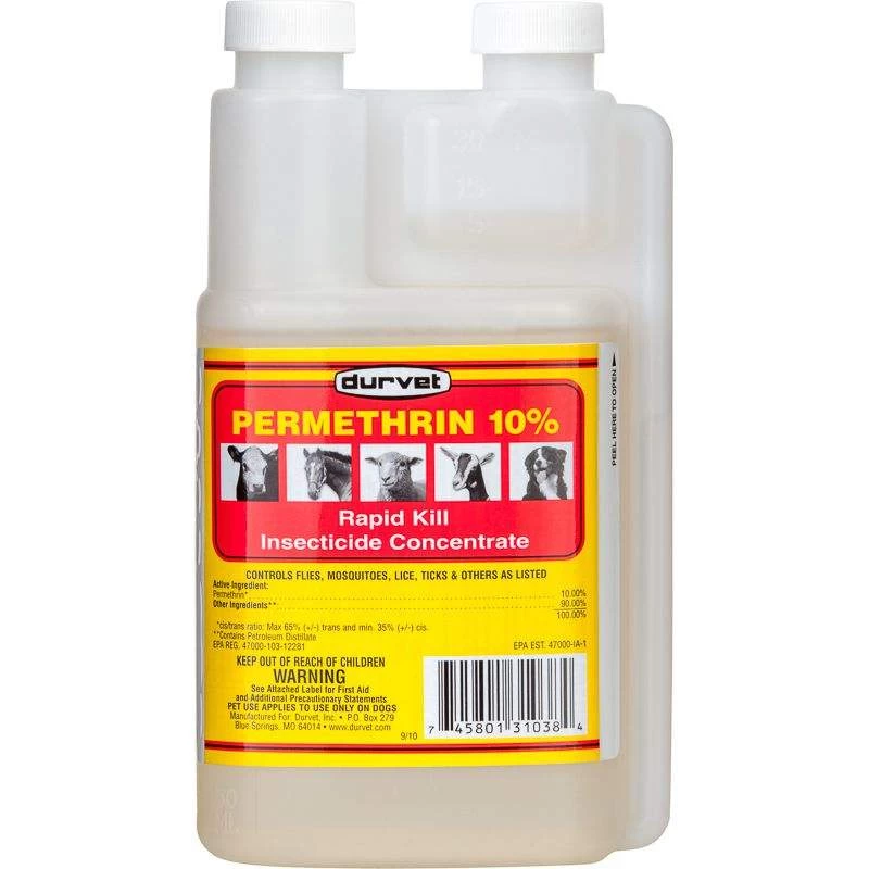 Durvet Permethrin 10% Concentrate 16oz 3 Durvet Permethrin 10% Concentrate 16oz