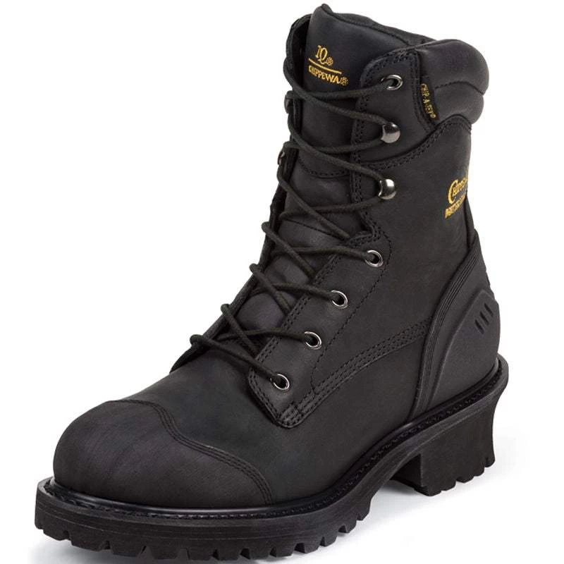 Chippewa Footwear Men's Black Oiled Waterproof Insulated Composition Rubber Toe Boot 3 Chippewa Footwear Men's Black Oiled Waterproof Insulated Composition Rubber Toe Boot