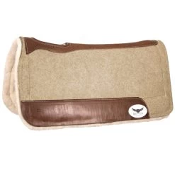 Cactus Saddlery 1in. Trevor Brazile Relentless Tan Extreme Gel Roper Saddle Pad
