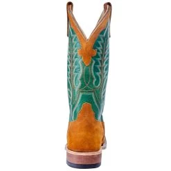 Anderson Bean Men's Wheatbuck Waxy Kudu Roughout 13in. Navajo Bison Top Boot -HORSE TACK Store 329081 4