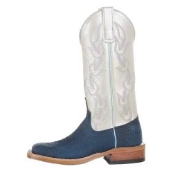 Anderson Bean Women`s AB Ride Ready Blue Safari Shark 13in Shell Luster Top -HORSE TACK Store 332282 3