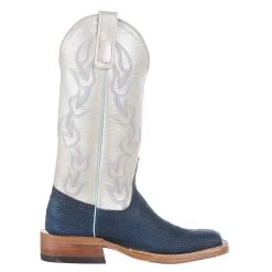 Anderson Bean Women`s AB Ride Ready Blue Safari Shark 13in Shell Luster Top -HORSE TACK Store 332282 5