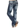 Rock N Roll Cowgirl Women's Midrise Bootcut Riding Jean -HORSE TACK Store 35122 default l