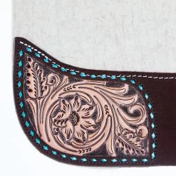 Reinsman 3/4 Inch Limited Edition Apex Arizona Turquoise Contour Felt Saddle Pad -HORSE TACK Store 37030 LE4 03