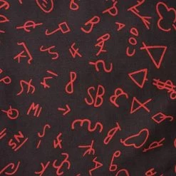 Wyoming Traders Branded Silk Wild Rag Scarf - Black