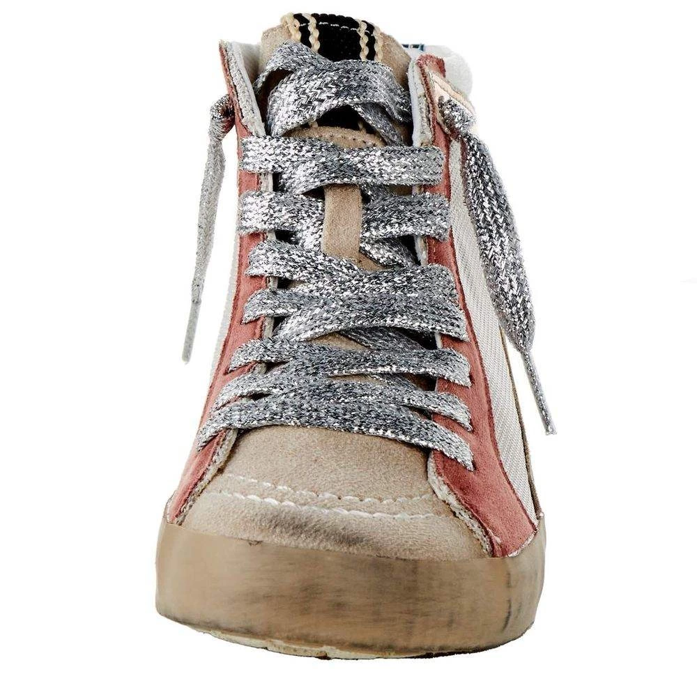 Shu Shop Kids Roxanne Mauve High Top Casual Shoe 4 Shu Shop Kids Roxanne Mauve High Top Casual Shoe - Image 2