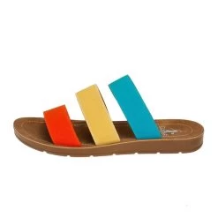 Corkys Footwear Womens Corkys Dafne Multi Slide -HORSE TACK Store 41 5113 MULTI 6655