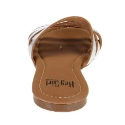 Corkys Footwear Womens Hey Girl Bikini Silver Slide -HORSE TACK Store 41 5130 SILVER 3