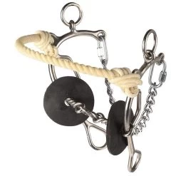 Reinsman Martha Josey Million Dollar Rope Nose Combination Gag Bit