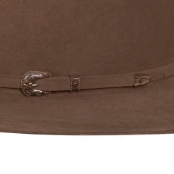 American Hats 500X Pecan 4 /4in. Brim Open Crown Felt Cowboy Hat 7 American Hats 500X Pecan 4 /4in. Brim Open Crown Felt Cowboy Hat -HORSE TACK Store 500XPECS42 4