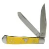 Cattlemans Cutlery Yellow Trapper Pocket Knife 2 Cattlemans Cutlery Yellow Trapper Pocket Knife -HORSE TACK Store 50475 default l