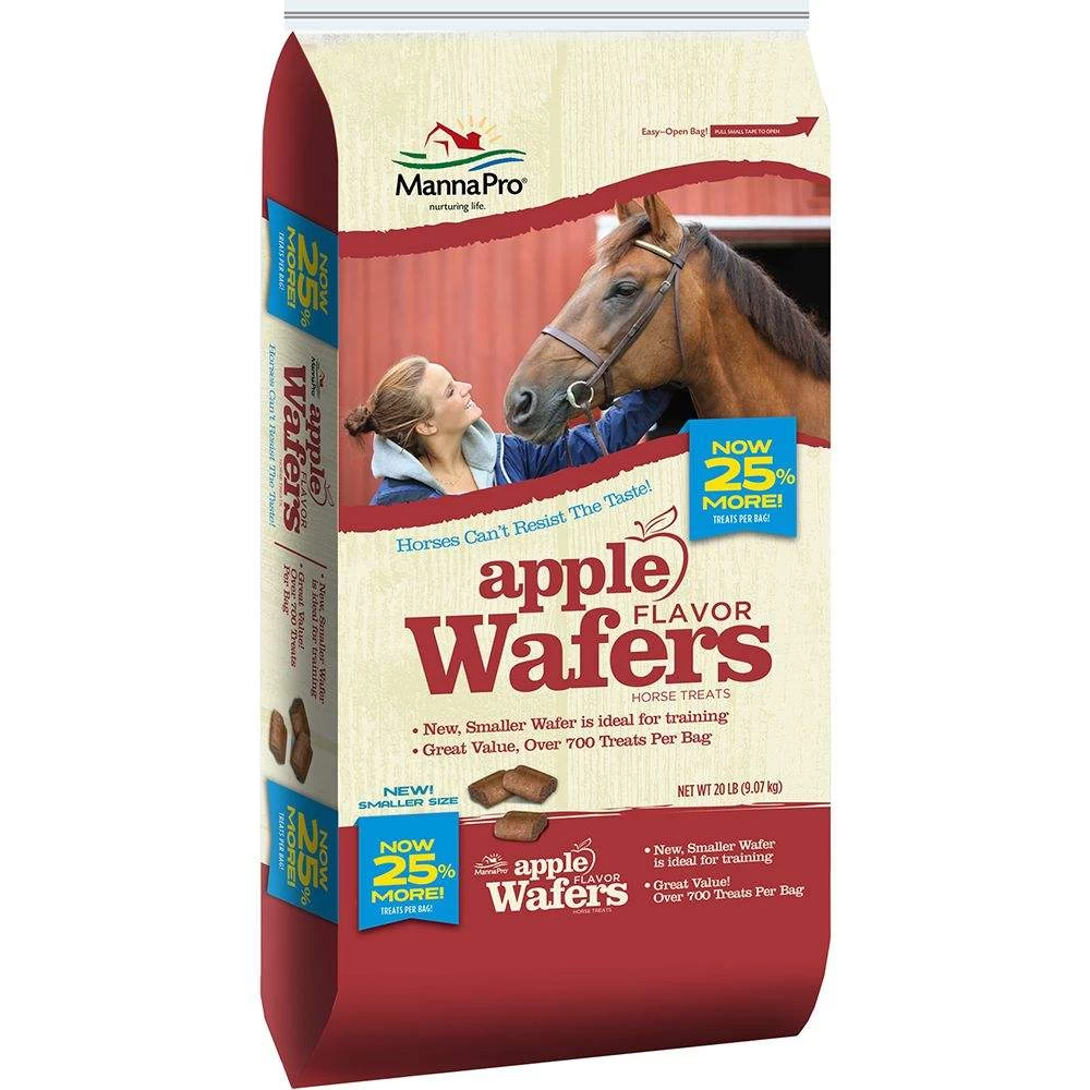 Manna Pro Apple Wafers 20lb 3 Manna Pro Apple Wafers 20lb