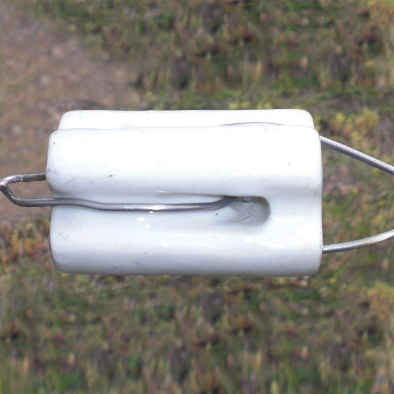 Patriot Fencing Bullnose Porcelain Insulator 10/pk 3 Patriot Fencing Bullnose Porcelain Insulator 10/pk