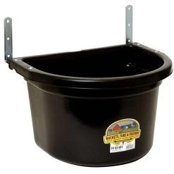 Little Giant 20 Quart Black Fence Feeder
