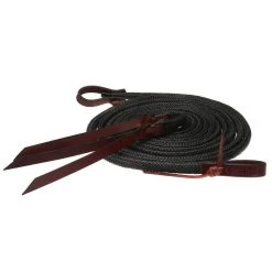 Double Diamond Flat Waxed Nylon Split Reins