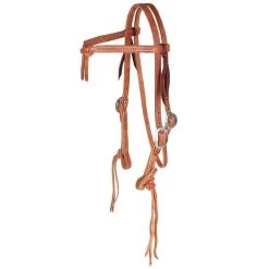 Nrs Tack Rattlesnake Knotted Browband Headstall