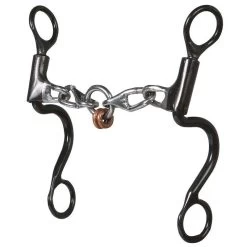 Dutton Bits 5/8in. Small Donut With Chain 6 1/2in. Cheek Bit