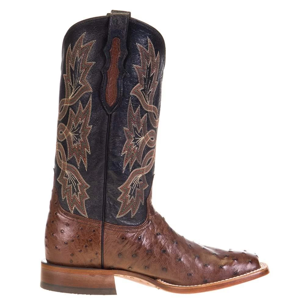 Tony Lama Men's Tony Lama Royston Kango Full Quill Ostrich 13in. Classic Black Top Cowboy Boots 7 Tony Lama Men's Tony Lama Royston Kango Full Quill Ostrich 13in. Classic Black Top Cowboy Boots - Image 5