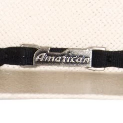 American Hats Fancy Vent Ivory Black 4-1/4in. Brim Round Oval Straw Cowboy Hat -HORSE TACK Store 7200S2CBLK42RO 31