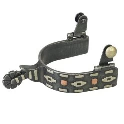 Weaver Leather Mens Aztec W/Copper Dots Spur