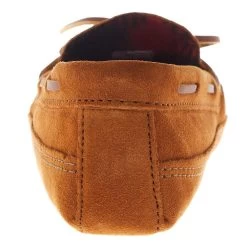 Minnetonka Men's Brown Fleece Lined House Shoe -HORSE TACK Store 773 04