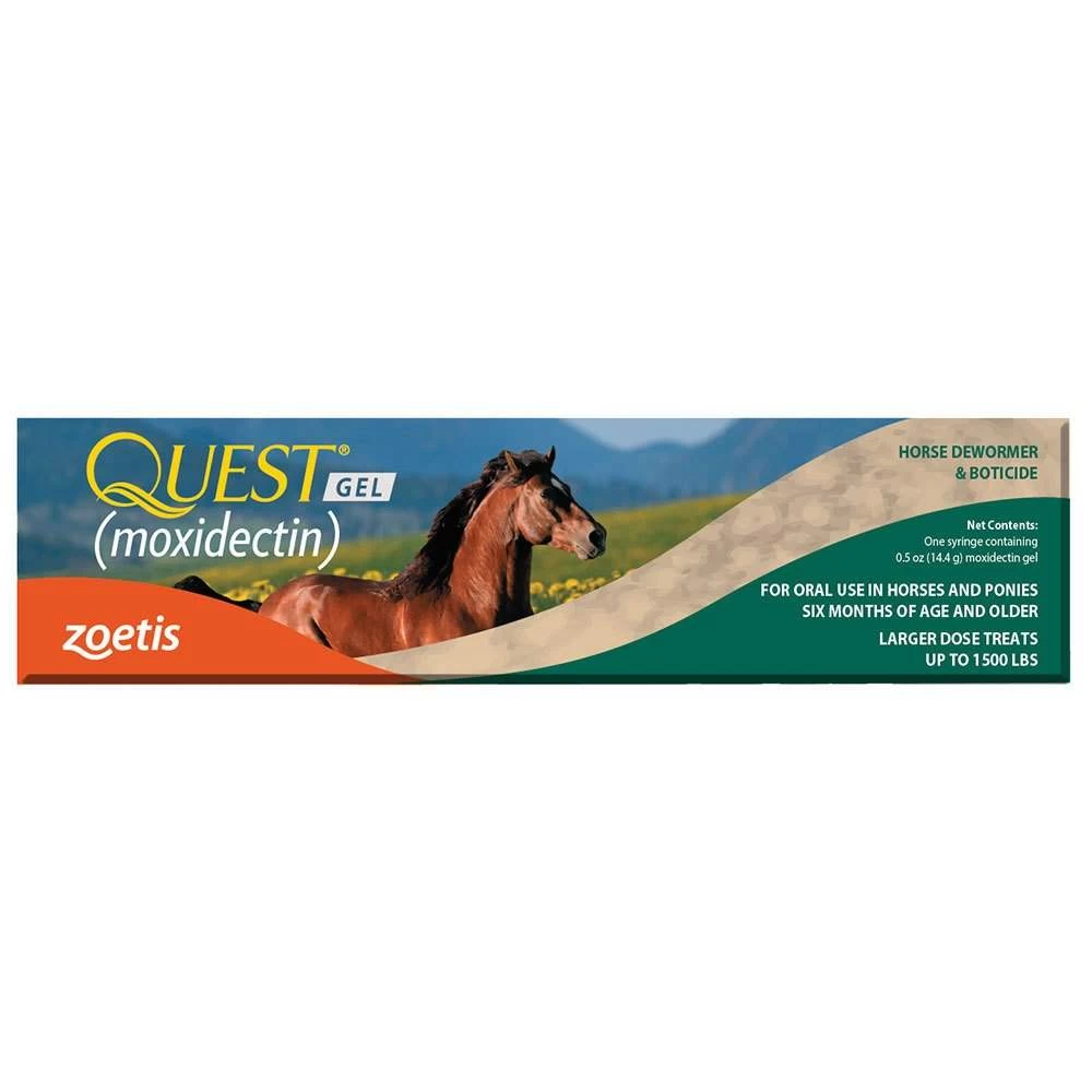 Zoetis Animal Health Quest Gel Equine Dewormer 3 Zoetis Animal Health Quest Gel Equine Dewormer