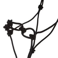 Mustang Infinity Knot Horse Rope Halter With 12 Foot Lead Rope -HORSE TACK Store 7906D 02