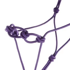 Mustang Infinity Knot Horse Rope Halter With 12 Foot Lead Rope -HORSE TACK Store 7906K 02