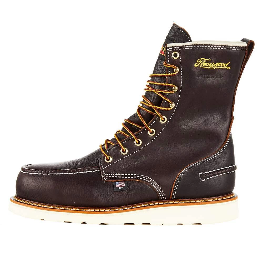 Weinbrennerusa Men`s Thorogood Briar Pitstop 8` Steel Toe Lace Up Work Boot 6 Weinbrennerusa Men`s Thorogood Briar Pitstop 8` Steel Toe Lace Up Work Boot - Image 4