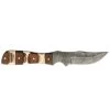 Western Fashion Damascus Mini Stag Wood Handle Knife W/Sheath -HORSE TACK Store 82620 default l